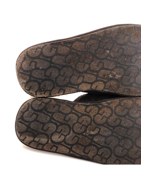 UGG Brown Suede Scuff Slippers 10 main image 9